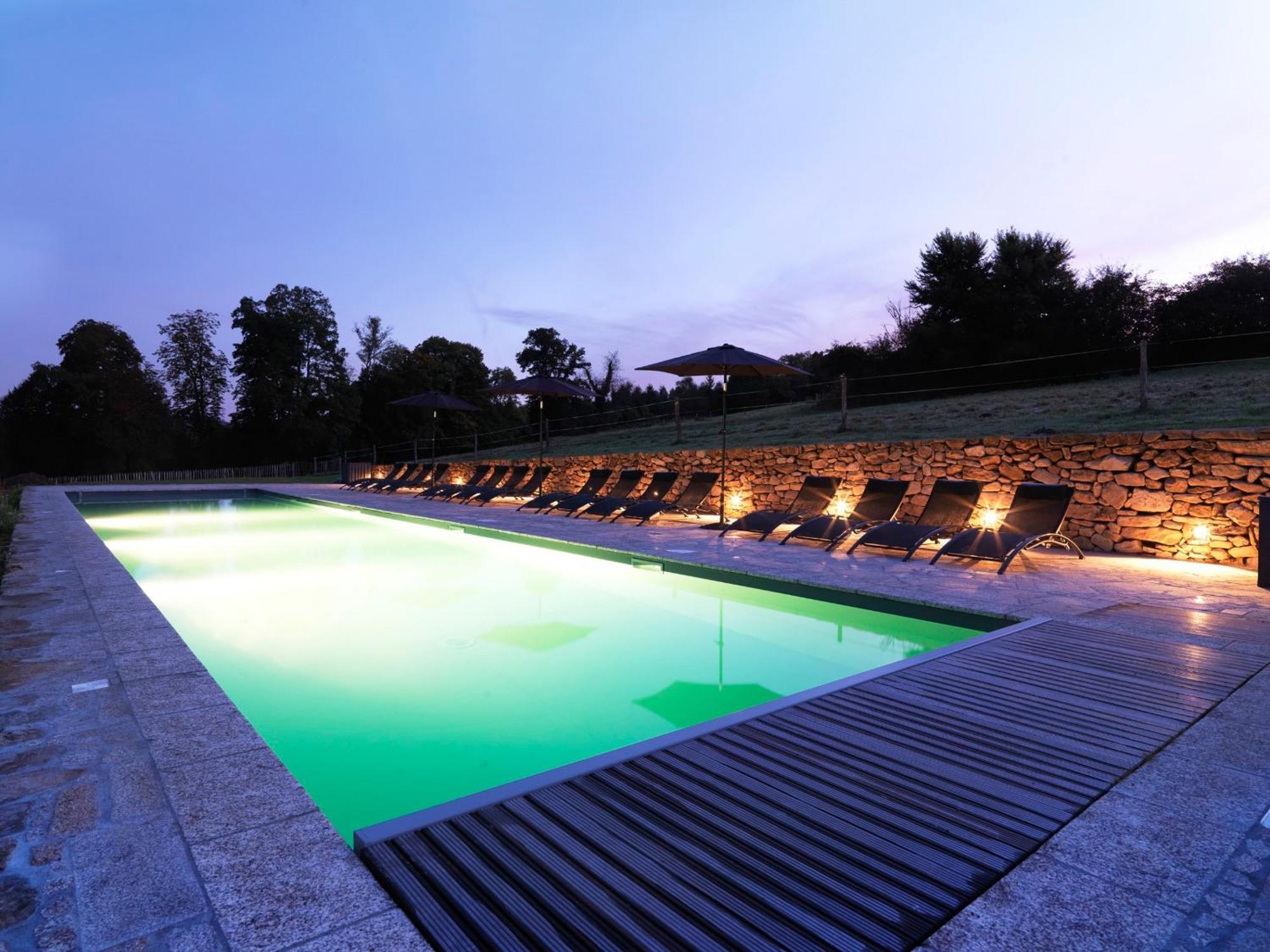 Bed and Breakfast Abbaye Du Palais Thauron Esterno foto